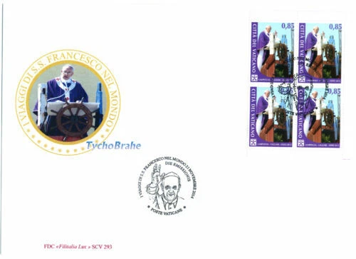 Francobolli vaticani, blocchetto da 2 sul eventi storici