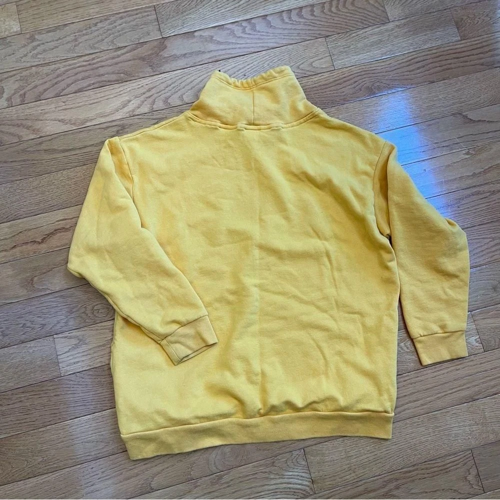 UNDERCOVER Felpa con cappuccio pullover giallo rosa Victoria Secret taglia L