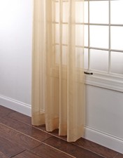MUST SEE Lucky Stripe Voile Panel Sheer Window Curtain Elegant Striped Design