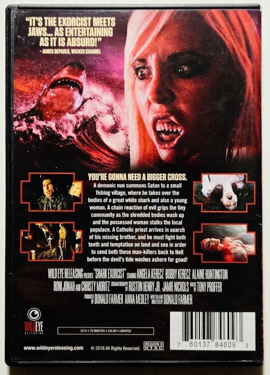 Shark Exorcist (DVD, 2016) *RARE OOP* 2015 B-Horror Sharknado
