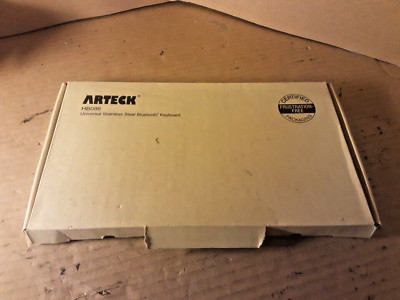 Arteck-HB086 Wiederaufladbare Bluetooth Edelstahl Tastatur für iOS/Andrd (K959)