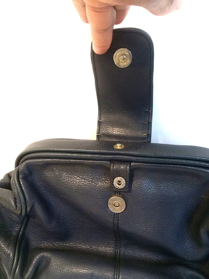 Bolso de mano vintage B. H. Smith bolso de bolsillo azul bandolera correa desmontable Foto 4 de 4