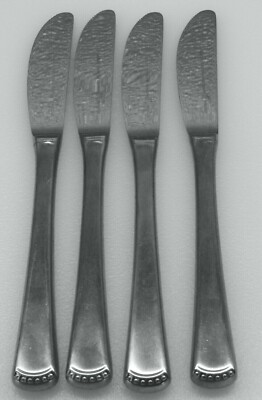 4 Dinner KNIVES Zwilling JA Henckels MADE IN GERMANY Stainless 18/8 Flatware EUC