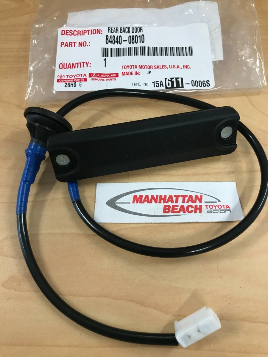 04-10 SIENNA TAILGATE REAR HATCH RELEASE BUTTON SWITCH GENUINE OEM