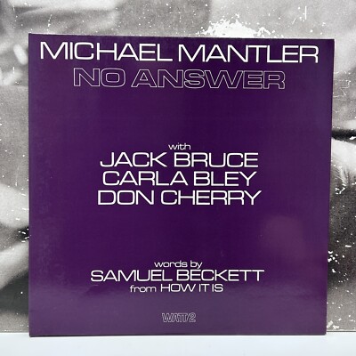 MICHAEL MANTLER - NO ANSWER LP EX+/NM 80er DEUTSCHLAND WATT/ 2 - ECM 3102