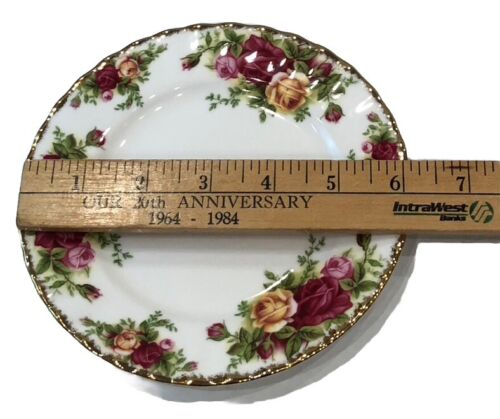 ROYAL ALBERT - Royal Doulton Old Country Roses Bread Appetizer Plate Floral - Picture 4 of 5