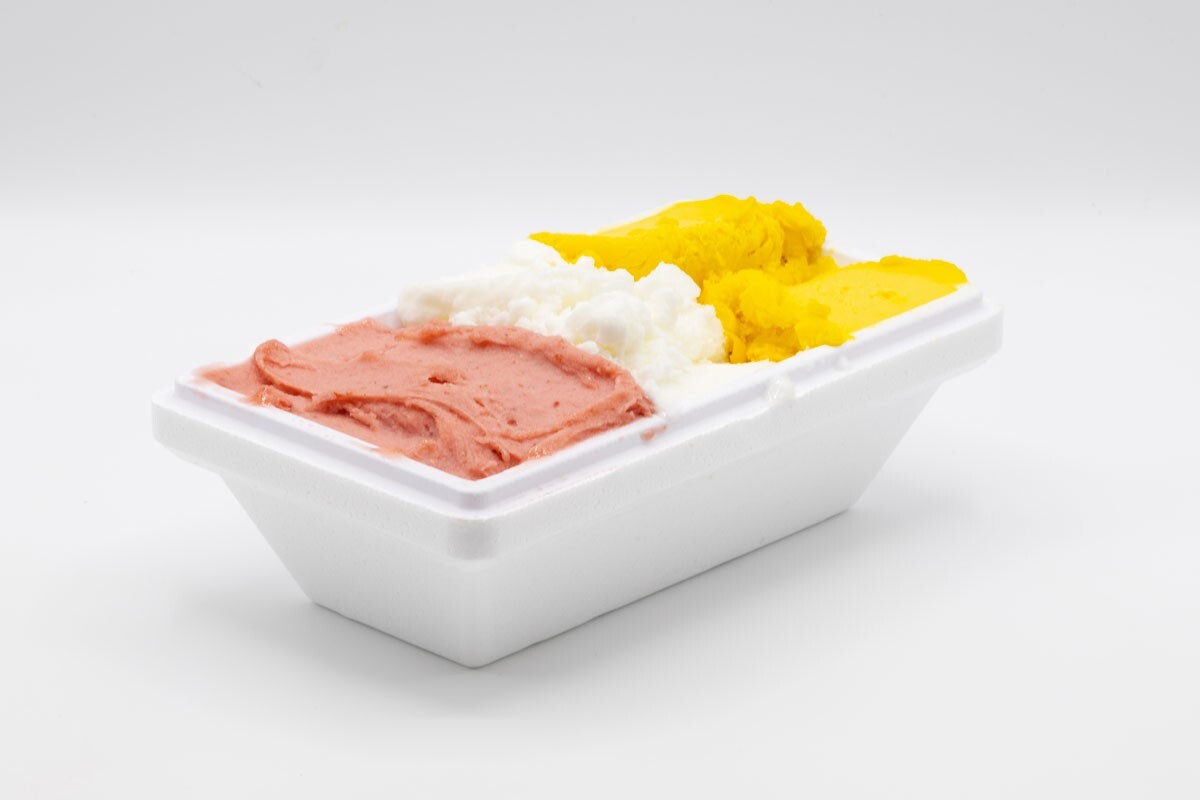 Vaschette Gelato In Polistirolo - 750cc, Bianche, Con Coperchio - Foto 5