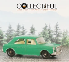 MATCHBOX LESNEY #64 M.G. 1100 - GREEN W/ DOG & DRIVER - DIECAST CAR WORKS🔥 #195