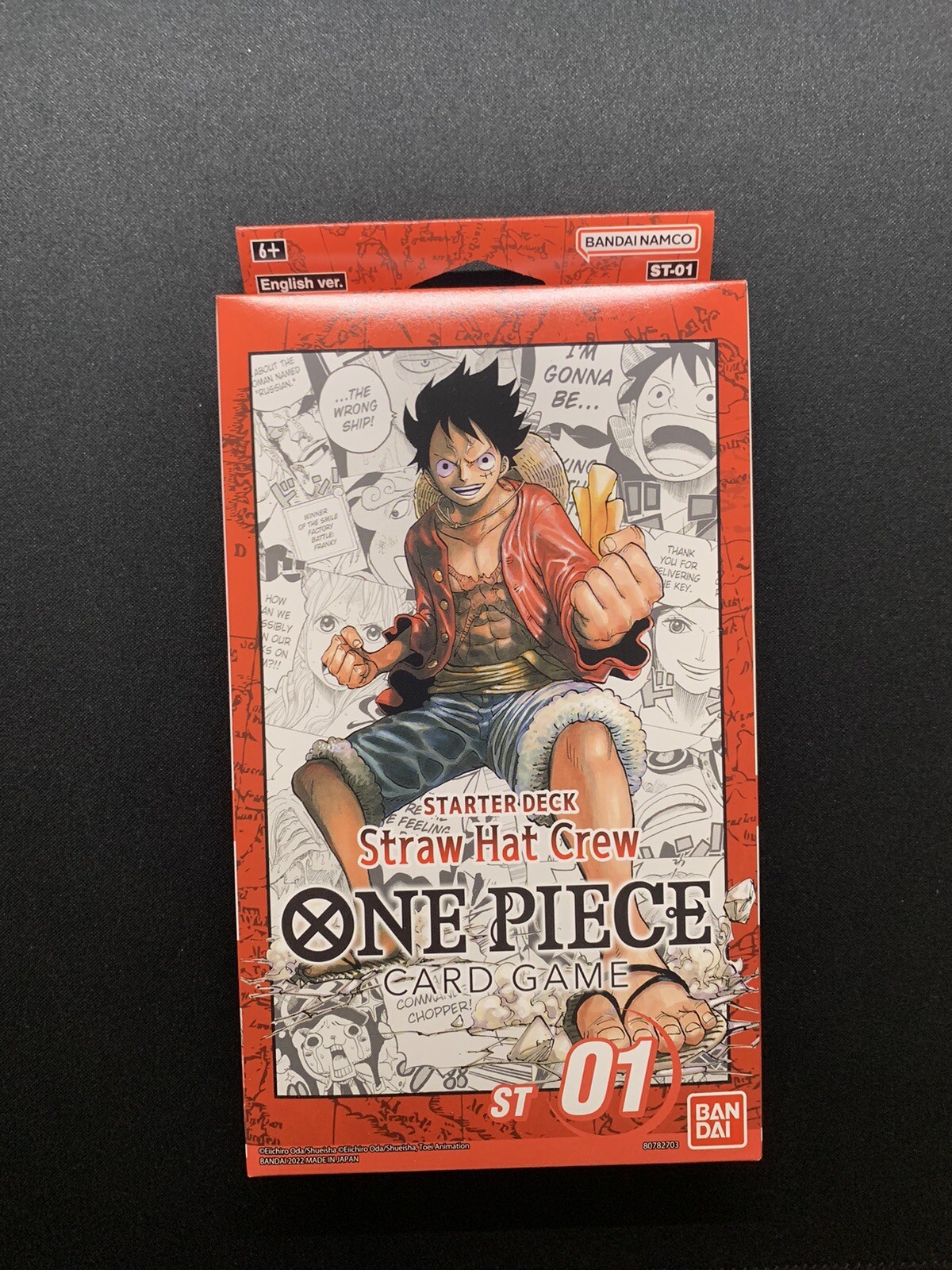 One Piece Card Game Straw Hat Crew Starter Deck ST01 Sealed (English