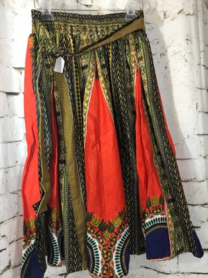 dashiki wrap skirt