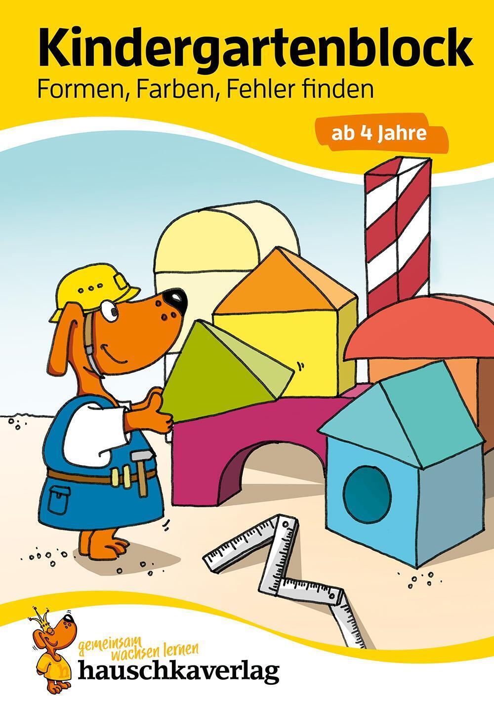 Thumbnail - Kindergartenblock - Formen, Farben, Fehler Finden Ab 4 Jahre | Linda