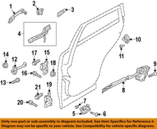 MAZDA OEM 19-25 3,CX-30 Rear Door Lock Hardware-Handle, Outside BDTS73410D51