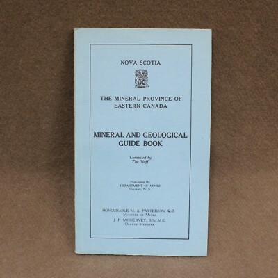 Mineral and Geological Guide Book. Nova Scotia.  1954