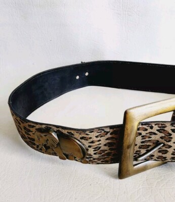 Nan Lewis | Vintage Leopard Decorative Brass Animal Wide  display picture 3