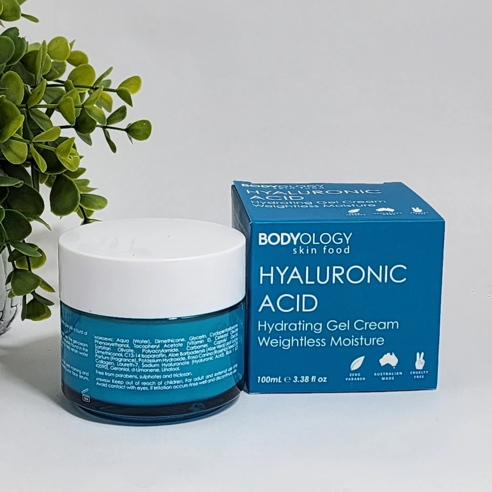 Bodyology Skin Food Hyaluronic Acid Hydrating Gel Cream Lightweight 3.38 fl oz - Image 2 of 4