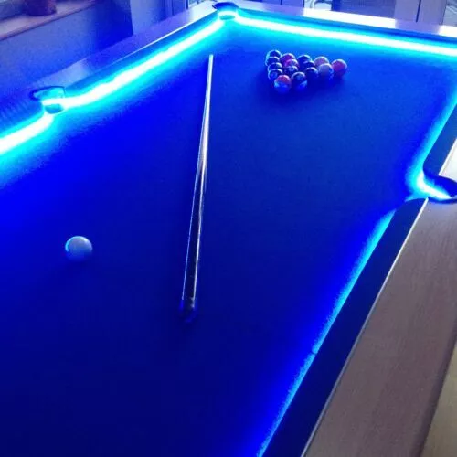 Bar Billiard Pool Table Bumper LED RGB Color Changing Lights