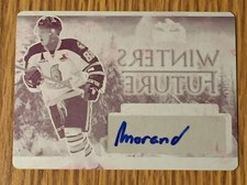Antoine Morand Leaf Metal Hockey Autographed Plate #1/1 - SaiPa Lappeenranta