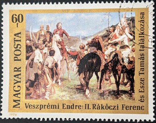 Stamp Hungary SG3024 1976 60f Birth of King Rakoczi Used