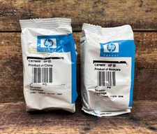 LOT OF 2 NEW Genuine HP 95 C8766W Tri-color InkJet Print Cartridges