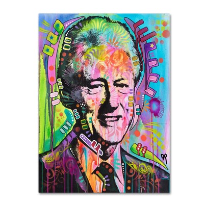 Dean Russo 'Bill Clinton' Canvas Art