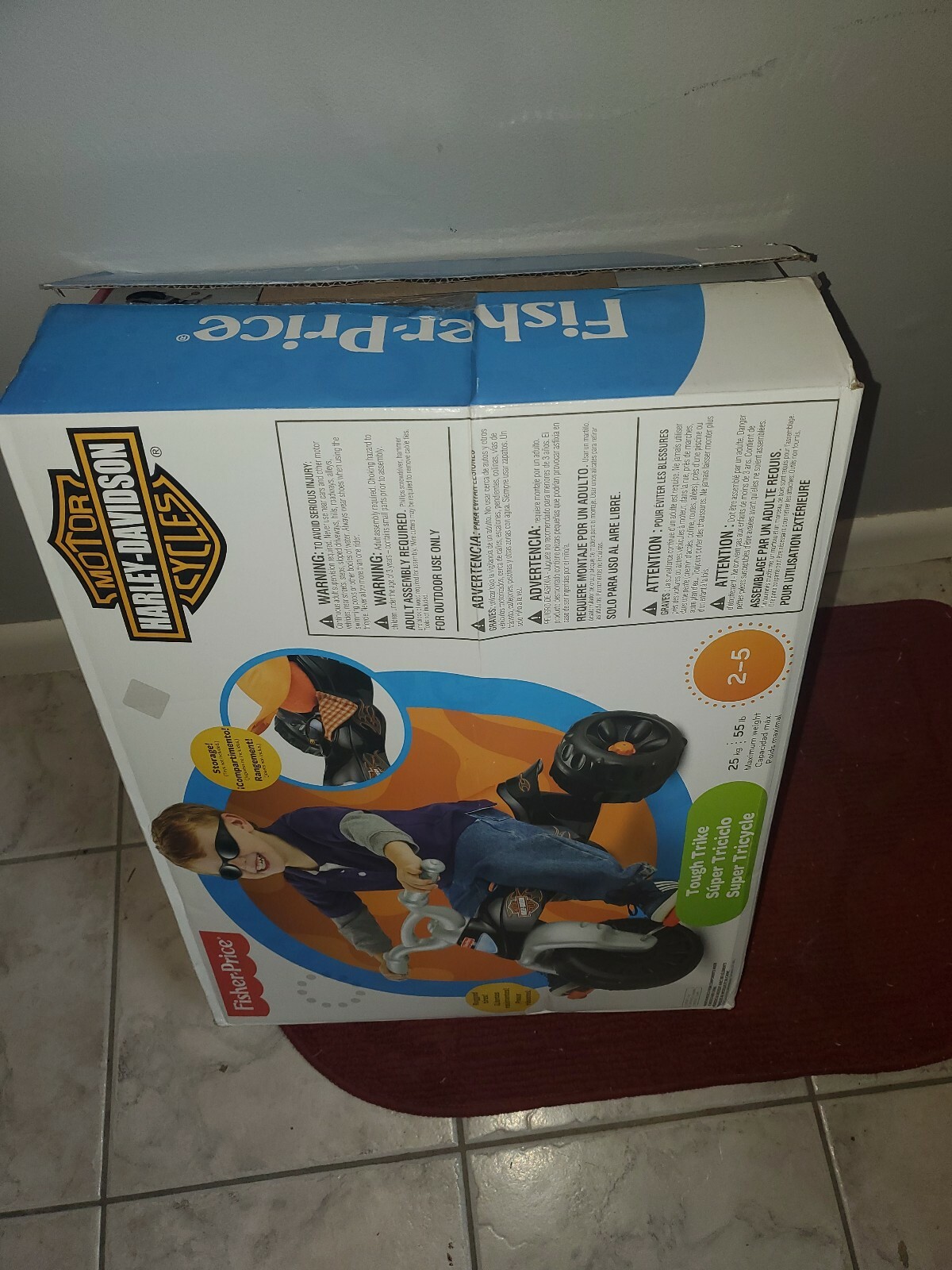 fisher price harley trike