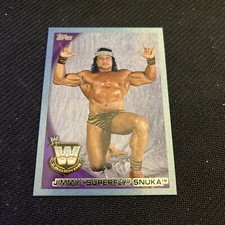 2010 Topps WWE #98 Blue #/2010 Jimmy Superfly Snuka Free Shipping NM