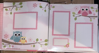 CR Gibson Sketch Flower Scrapbook With Digital Software - 8.5x11 Inch Memory Album With 10 Top-Loading Pages