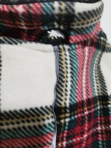 Barkley & Finn Pet Sherpa Lined Winter Dog Coat Jacket X-SMALL Multi Plaid NWT - Picture 5 of 9