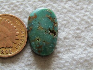 Cumpas Turquoise 10 carat Cabochon Blue Cab Water Web