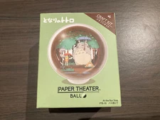 Ensky - My Neighbor Totoro  At The Bus Stop  Paper Theater Ball Craft - OPEN BOX