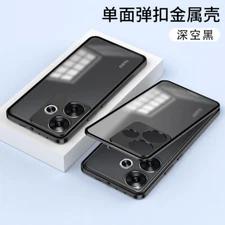 Luxury Hybrid Metal Bumper Magnetic Back Glass Case Cover For Xiaomi Poco F6