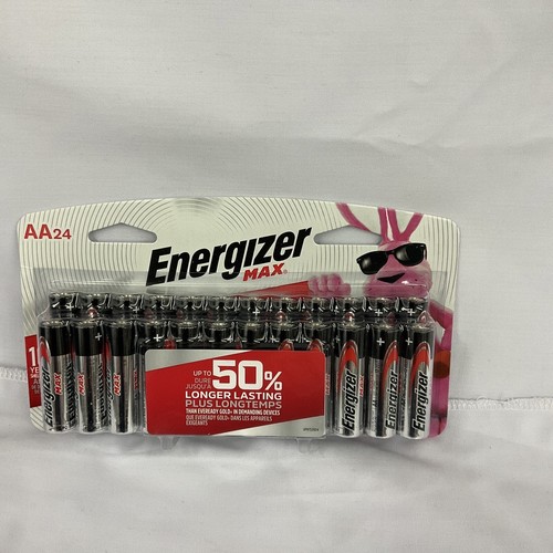 Energizer Max AA Pack of 24 Batteries 10yr Shelf Life NEW IN BOX 39800018199 eBay