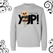 Beautiful teddy bear sweatshirt, USA teddy bear sweatshirt, teddy bear style tee