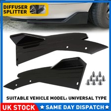Rear Bumper Diffuser Splitter Spats Canard For 5 Series F10 F11 G30 G31 M Sport