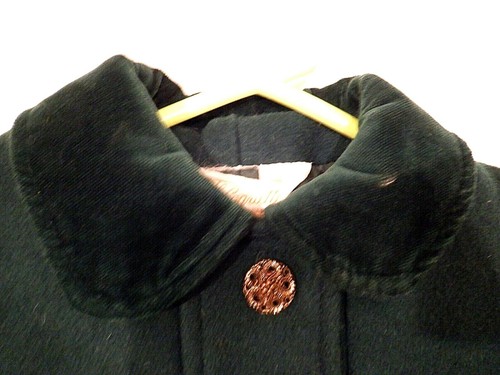 Vintage Petite Coquette Victorian Childs Wool Coat with Dust Cape Made in Canada - Bild 5 von 12