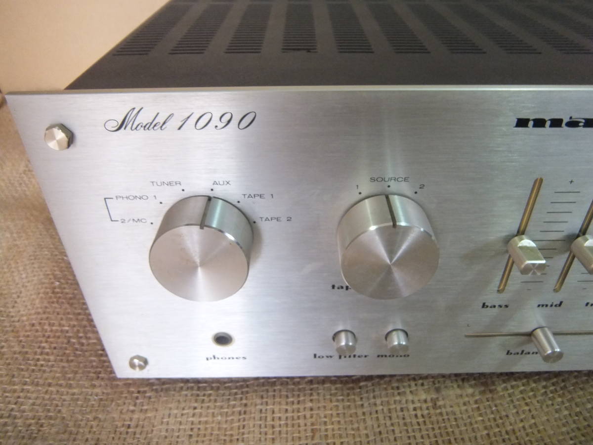 アンティークヴィンテージ  MARANTZ 1090 Integrated Stereo Amplifier 100v Tested Free