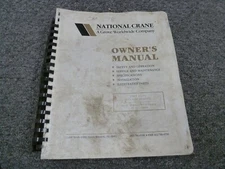 National 800C 880C 869C Truck Crane Parts & Service Repair Maintenance Manual xz