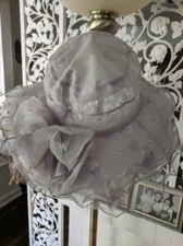 Woman's fluffy polyester hat