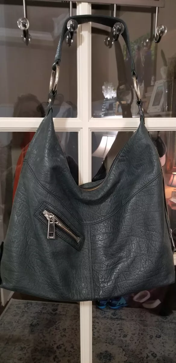 LULU GUINNESS SMALL ANNABELLE Black Leather Designer Handbag+ Silver Chain  strap £199.00 - PicClick UK