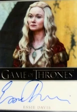 2016 GAMES OF THRONES ESSIE DAVIS AS LADY CRANE AUTO AUTOGRAPH