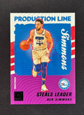 2021-22 Panini Donruss NBA Ben Simmons Production Line Press Proof Purple #8