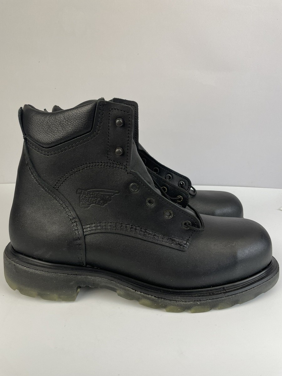 Red Wing 3507 Supersole 2.0 6” CSA Safety Toe Black Leather Boots