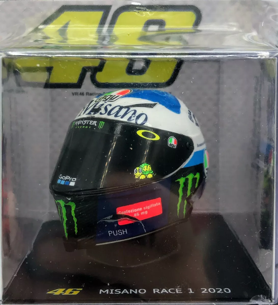 NEW CASCO HELMET VALENTINO ROSSI Misano Race 1 2020 SPARK 1 5 MAG