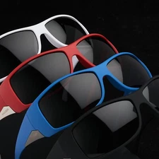 Xagger Polarized Wrap Around Oversized Sport Sunglasses Men Running Driving New