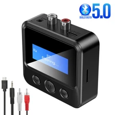 Bluetooth 5.0 Transmitter Receiver EDR Wireless Adapter USB Dongle 3.5mm AUX RCA