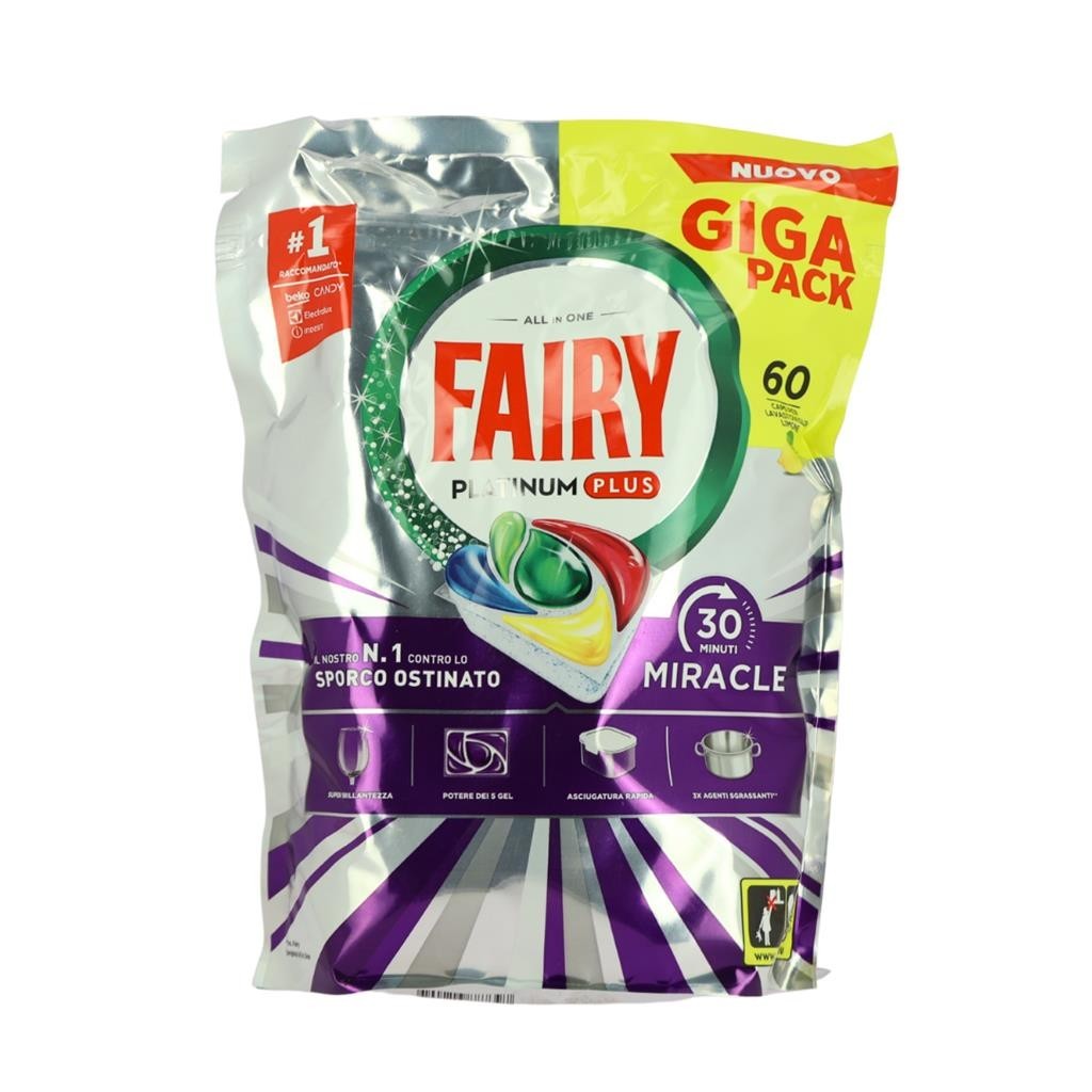 Fairy Platinum Plus 60 Tabs: Il Miracolo contro il Grasso Ostinato