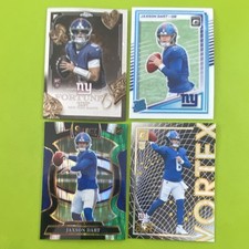 Panini Jaxson Dart New York Giants 2025 Rookie 4 Card Lot Fortune Select Vortex