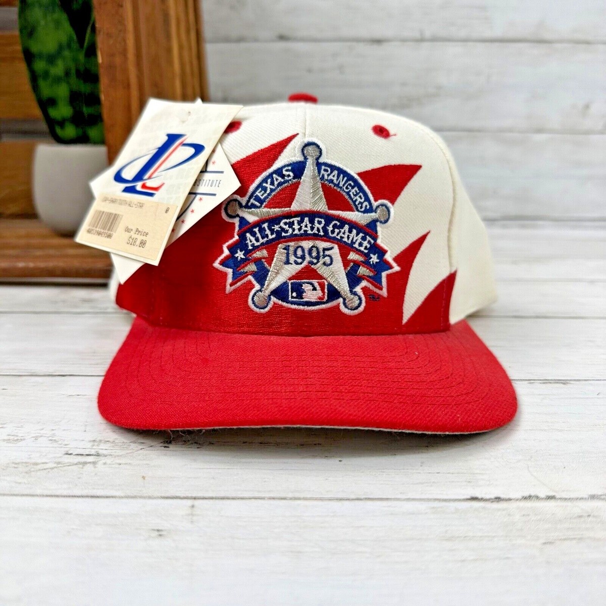 Vintage 1995 MLB All-Star Game Hat Logo Athletic Shark Tooth 