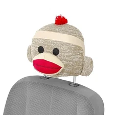 Bell Automotive 22-1-56705-8 Sock Monkey Seat Caps Headrest Cover
