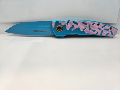Wartech Donut Sprinkle Icing Pocket Knife Spring Assisted